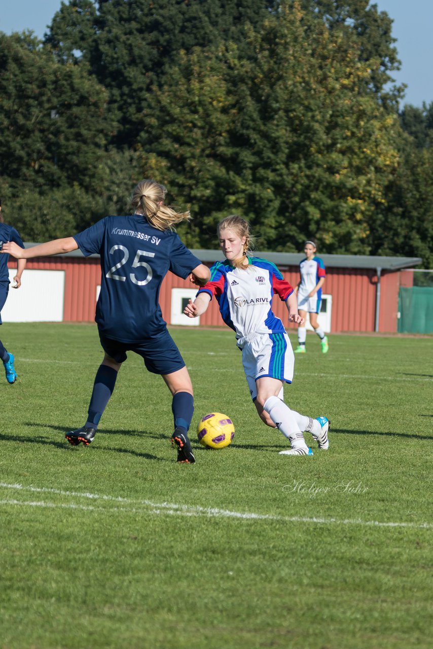 Bild 404 - B-Juniorinnen Krummesser SV - SV Henstedt Ulzburg : Ergebnis: 0:3